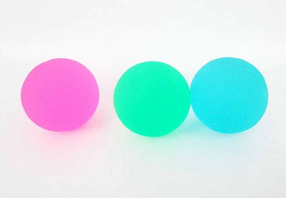20 pcs/lot 32MM Luminous Moonlight High Bouncing Ball Glow in the Dark all colors mix children toys gifts